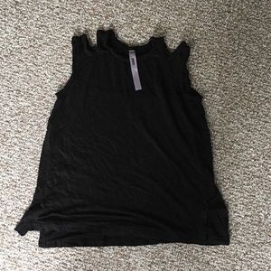 Wilt double strap tank top black
